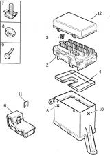 БЛОК ЗАПОБІЖНИКІВ (FUSE BOX ASSY )