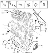 МАСЛЯНИЙ ФІЛЬТР, МАСЛЯНИЙ ПОДДОН, ДАТЧИК ВКАЗІВНИКА ТИСКУ МАСТИЛА (OIL PUMP FILTER, OIL SUMP & GAUGE )