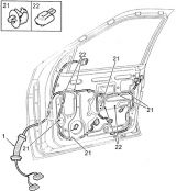 ЖГУТ ПРОВОДІВ - ДВЕРІ ПЕРЕДНЬОЇ ПРАВОЇ(HARNESS - FRONT DOOR RH )