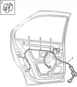 ЖГУТ ПРОВОДІВ- ДВЕРІ ЗАДНІ (HARNESS - REAR DOOR )