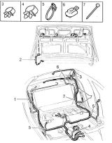 ЕЛЕКТРОПРОВОДА - ЗАДНЬОЇ ЧАСТИНИ КУЗОВУ (HARNESS - REAR BODY )