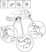 ПІДКРИЛКИ КОЛІСНИХ АРОК (WHEEL ARCH LINERS )