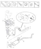 ВИПУСКНИЙ КОЛЛЕКТОР ТА СЕРЕДНЯ ЧАСТИНА СИСТЕМИ ВИПУСКУ (FRONT&INTERMEDIATE EXHAUST PART )