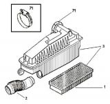 ФІЛЬТР ПОВІТРЯНИЙ (AIR FILTER )