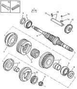 ВАЛ ПЕРВИННИЙ КОРОБКИ ПЕРЕДАЧ (FIRST LINE MANUAL GEAR BOX)