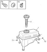 БОЧОК МАСТИЛОВИЙ НАСОСУ ГИДРОПІДСИЛЮВАЧА (POWER STEERING RESERVOIR )