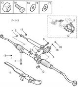 МЕХАНІЗМ РУЛЕВИЙ - ГІДРОПІДСИЛЮВАЧА (STEERING RACK - POWER STEERING )