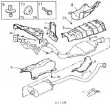 ЩІТКИ ТЕПЛОІЗОЛЮЮЧІ СИСТЕМИ ВИПУСКА (EXHAUST HEAT SHIELDS )