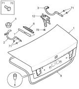 КРИШКА БАГАЖНИКА ТА КРІПЛЕННЯ (TRUNK LID AND FITTING )
