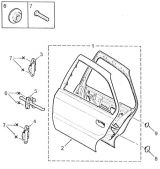 ДВЕРІ ЗАДНІ(REAR DOOR AND FITTINGS )