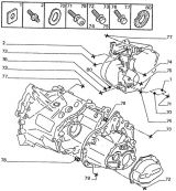 КРІПІЖНІ ДЕТАЛІ КПП ЗОВНІШНІ (GEARBOX EXTERNAL FIXINGS)