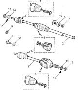 ПРИВОД ПЕРЕДНІХ КОЛЕС (DRIVE SHAFTS )