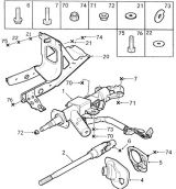 КОЛОНКА КЕРМОВА ( STEERING COLUMN )