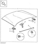 КАПОТ, МЕХАНІЗМ ФИКСАЦІЇ ТА КРІПЛЕННЯ (BONNET AND FITTINGS )