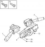 ПЕРЕМИКАЧІ - НА РУЛЕВОЙ КОЛОНЦІ (SWITCHES - STEERING COLUMN )